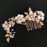 Accesoriu modern pentru decor par CA059 cu perle si strasuri Accesoriu modern pentru decor par CA059 cu perle si strasuri